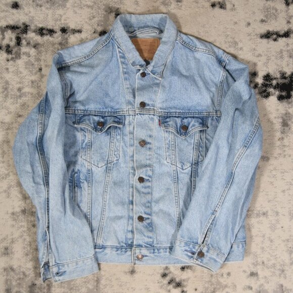 Vintage Levi’s Made In Canada Denim Jeans Trucker Jacket - Picture 1 of 7